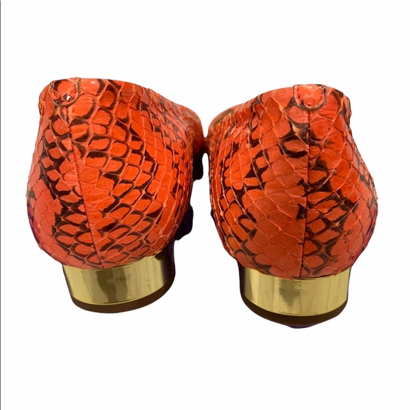 J Crew Collection Janey Snakeskin Flats - Picture 6 of 10